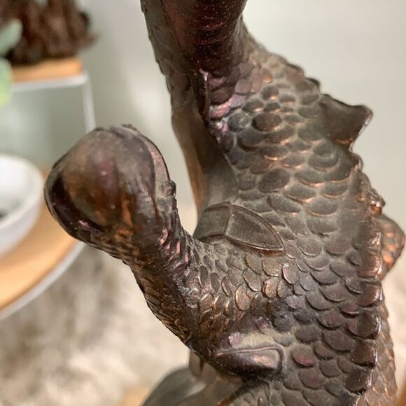 RONY Dragon Electric Table Gas Lighter Made In Japan Vintage Non Working - Picture 12 of 17